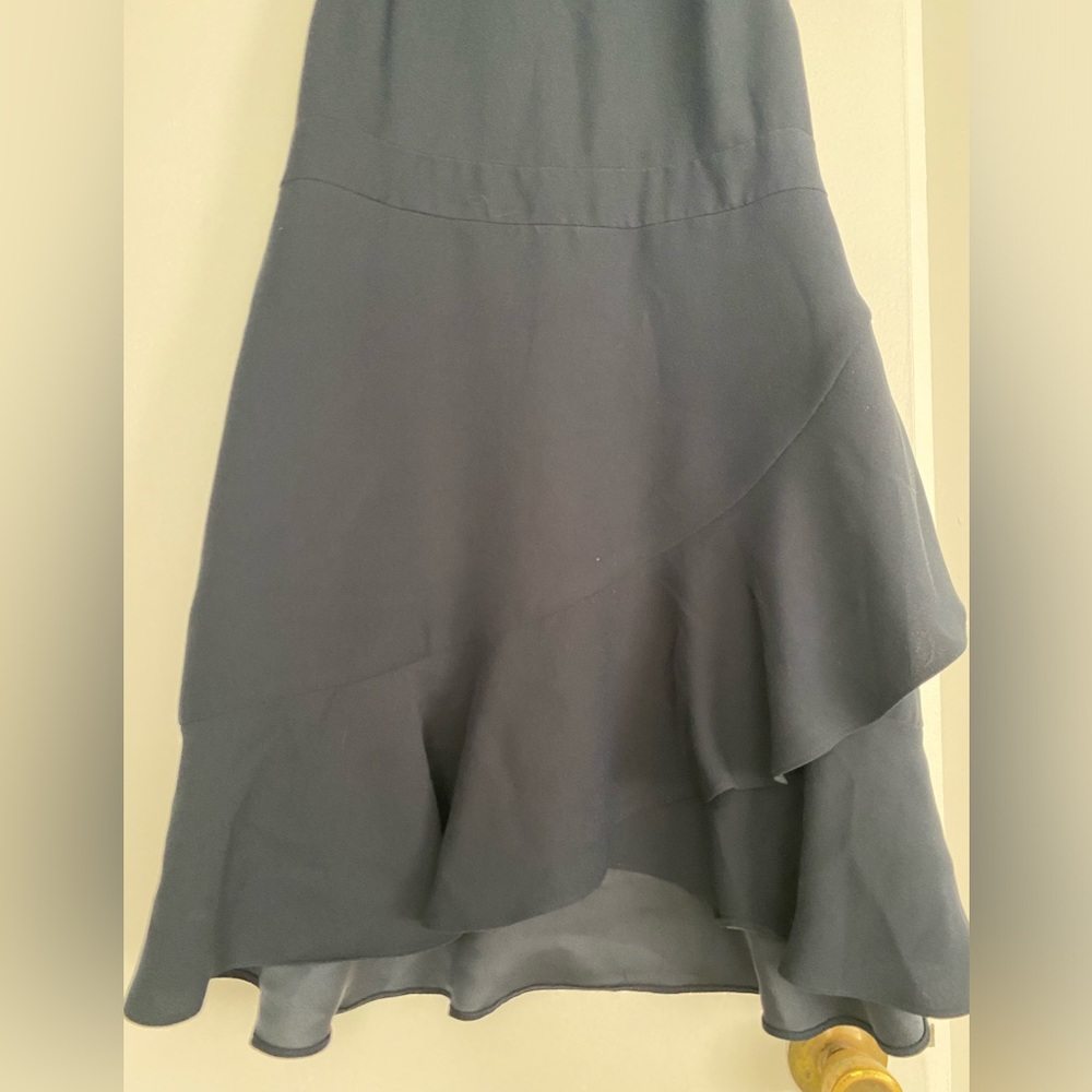 Banana Republic Navy Flounce Dress - Picture 4 of 6